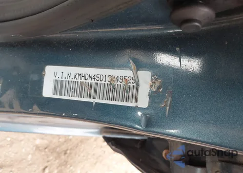 2003 Hyundai Elantra Gls/Gt из США, поврежденный, VIN KMHDN45D13U495291